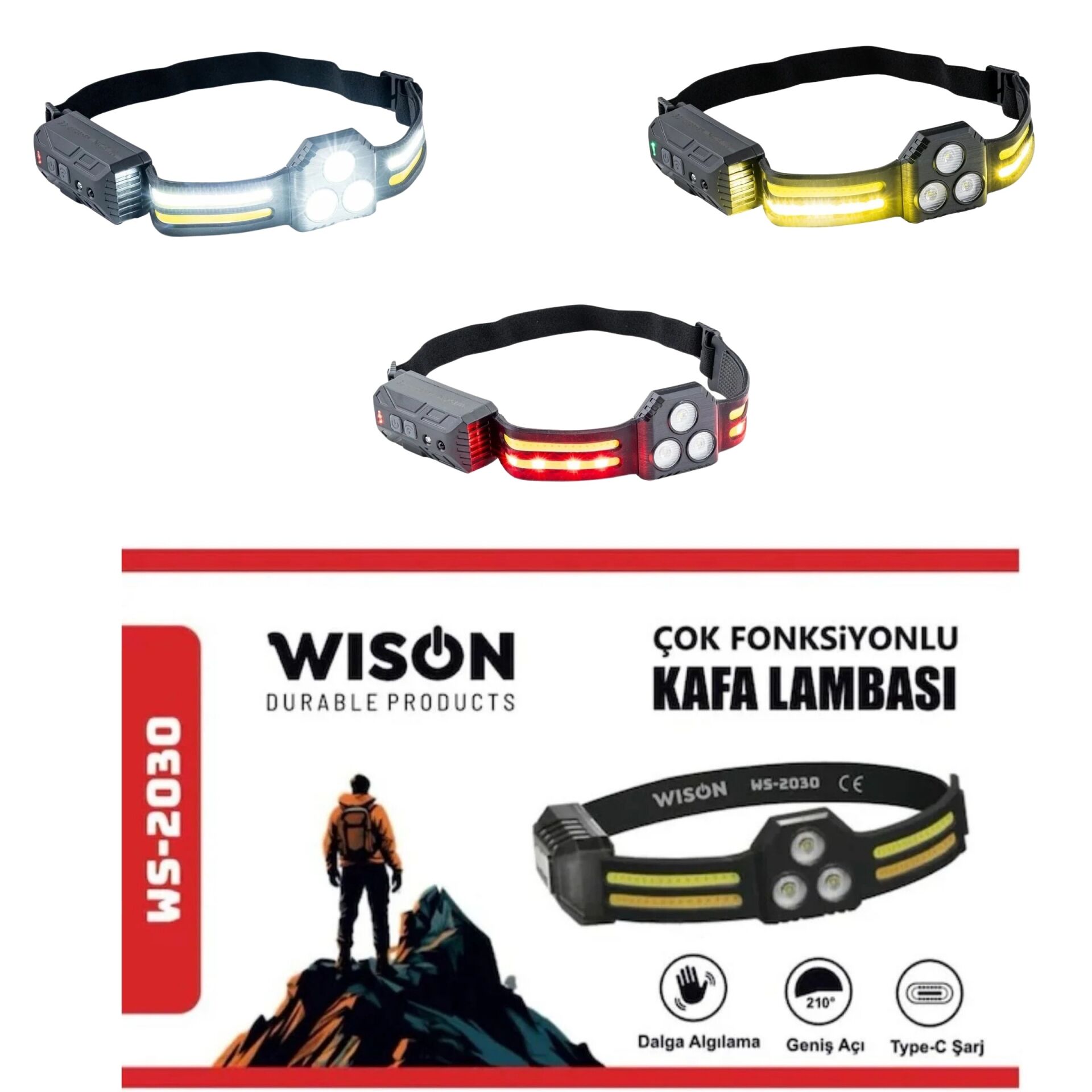 Wison WS-2030 Led Kafa Lambası*120