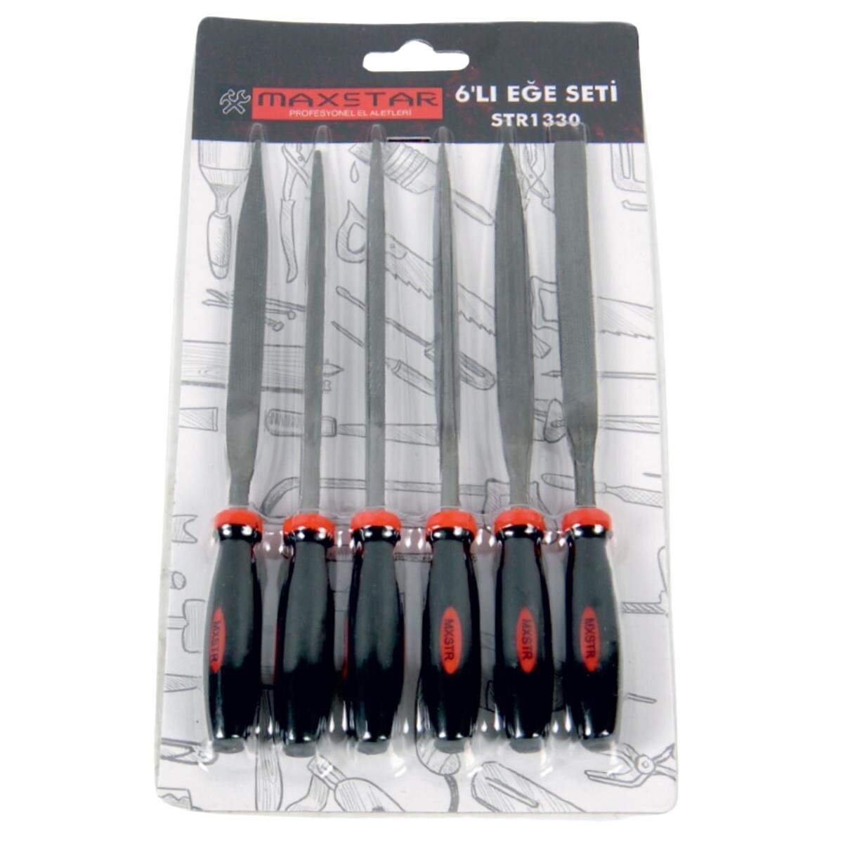 STR-1330 Mini Eğe/6'Lı Set*10x12