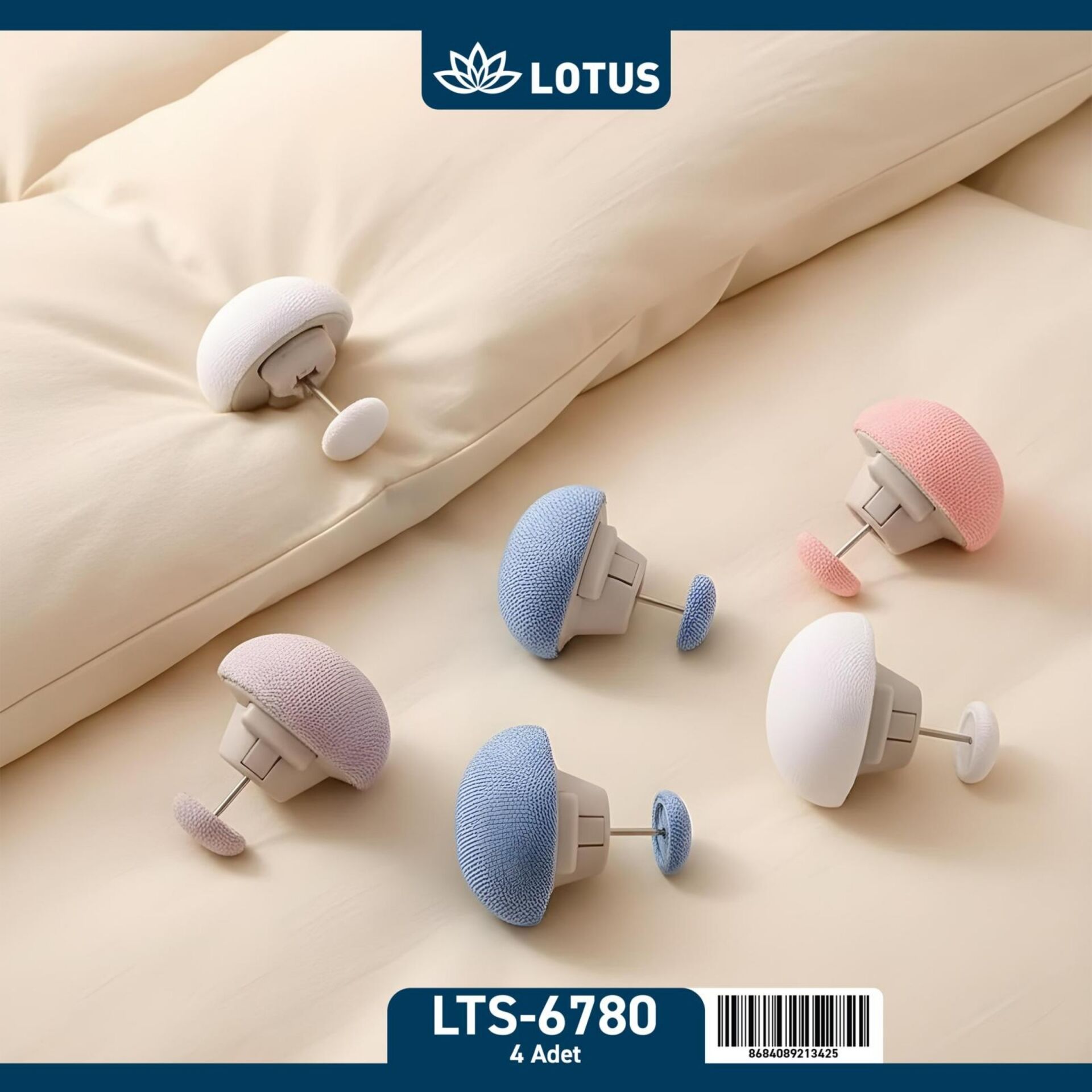 Lotus 6780 Yorgan İğnesi Dörtlü Paket*100x10