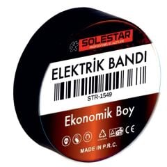 STR-1549 Elektrik Bandı Ekonomik Boy Siyah*75