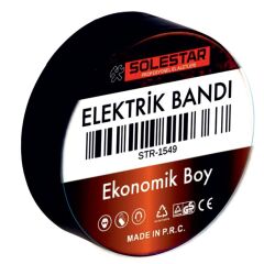 STR-1549 Elektrik Bandı Ekonomik Boy Siyah*75