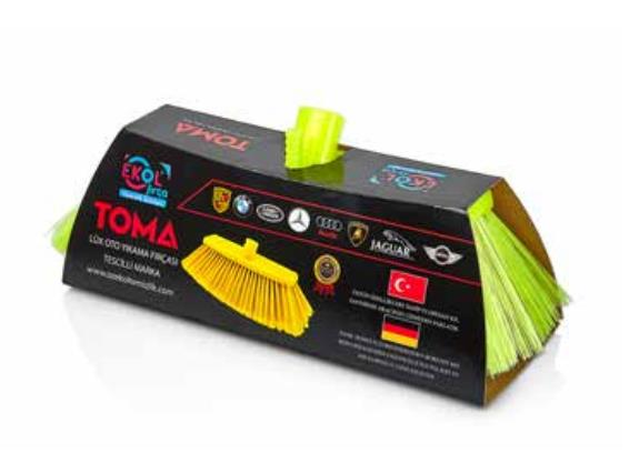 Ekol Ef-212 20cm Kutulu Oto Fırçası*12