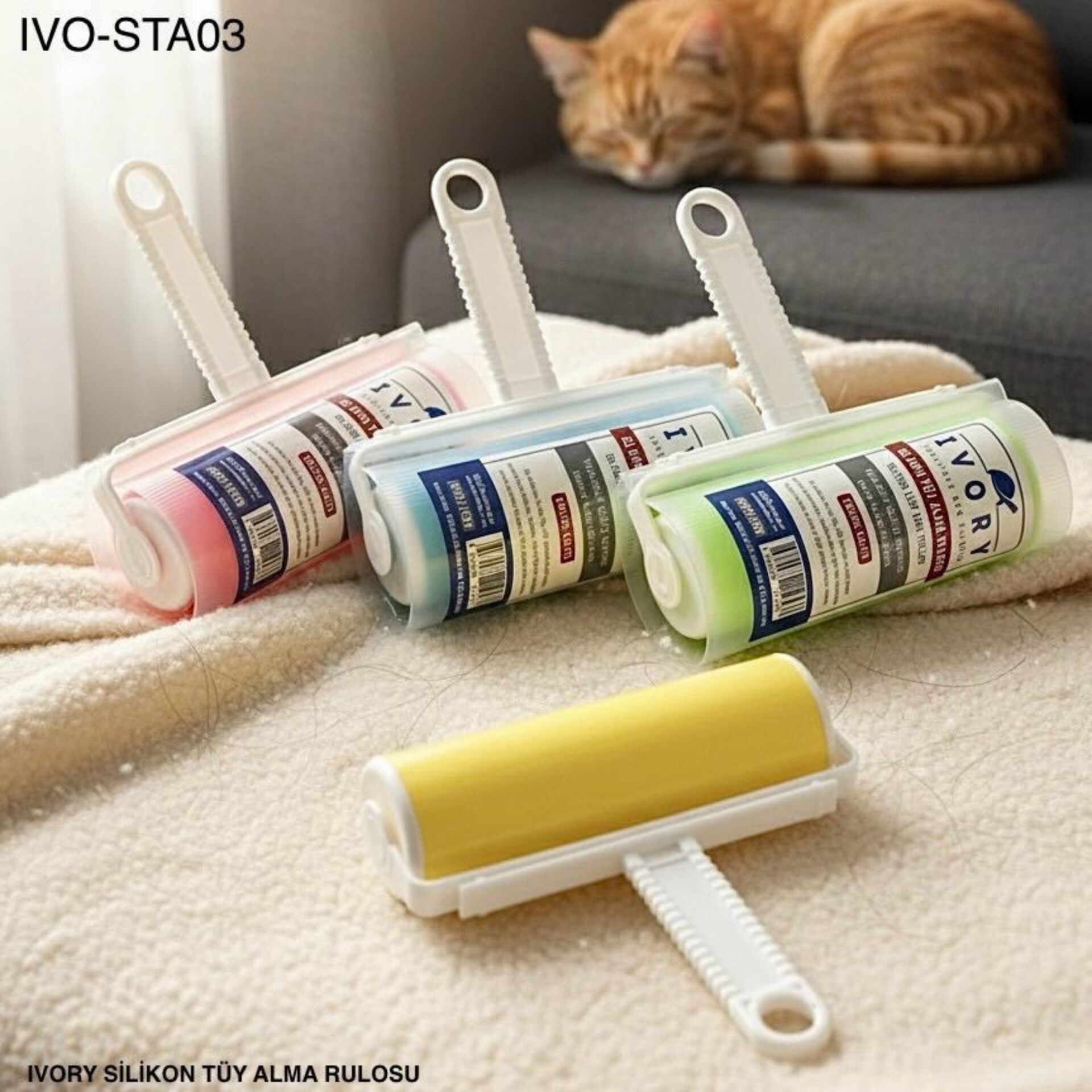 Ivory Sta03 xl Yıkanabilir Silikon Tüy Alıcı*130