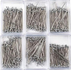 Siyah-Beyaz-Renkli-Gümüş Toplu İğne 20li