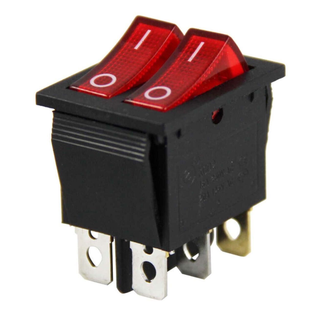 Işıklı İkili Switch Anahtar Düğme*100