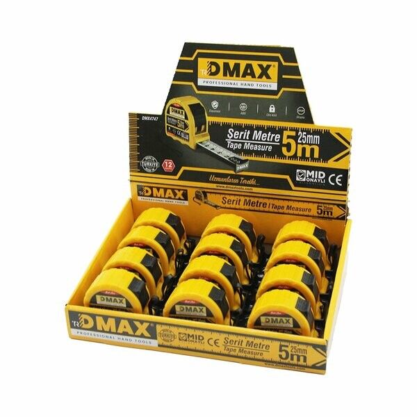 Dmx-4747 5Mx25mm Şerit Metre*12x8