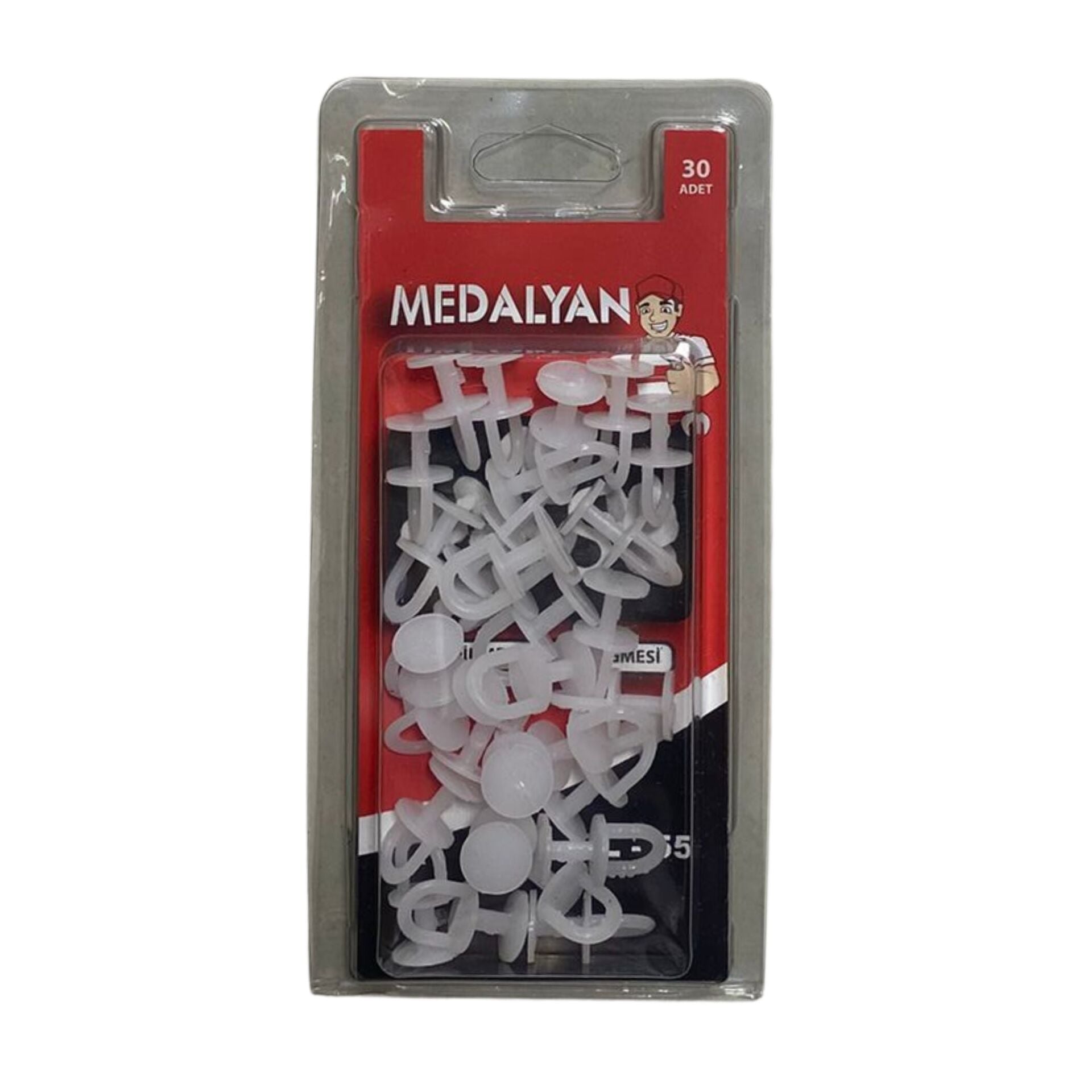 DL-55 El Dikmeli Perde Düğmesi*18x5