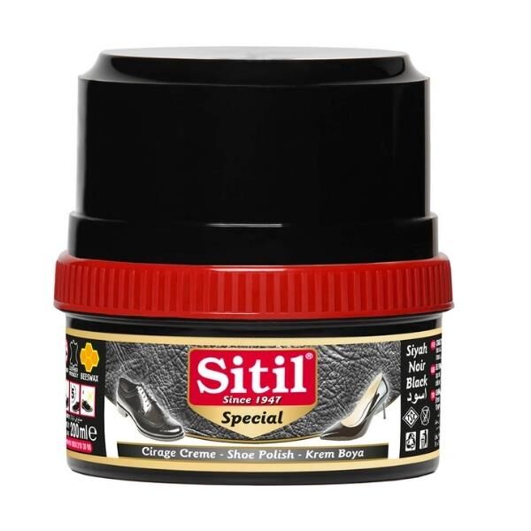Sitil 200gr (175ml) Siyah Ayakkabı Boyası*12x4pk.