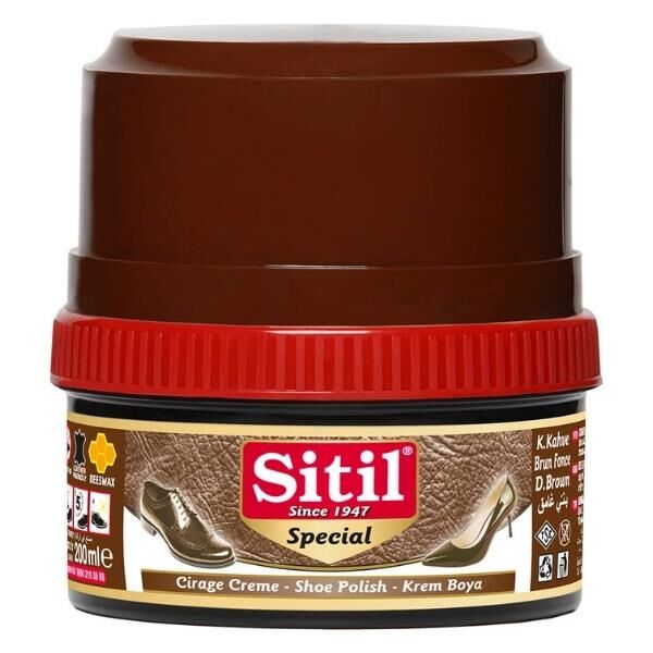 Sitil 200gr(175ml) K.Kahve Ayakkabı Boyası*12x4pk.
