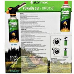 Starmax SM-9001  Kamp Gazı Seti & Pürmüz Seti*24