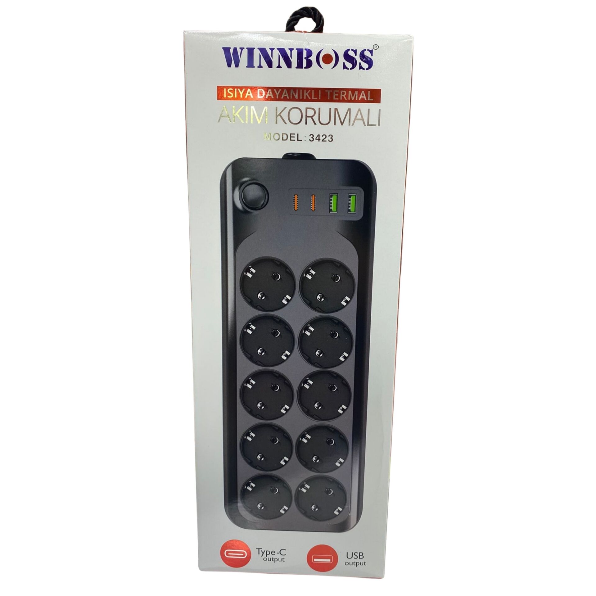 Winnboss Wn-3423 Termal Akım Korumalı Priz*24