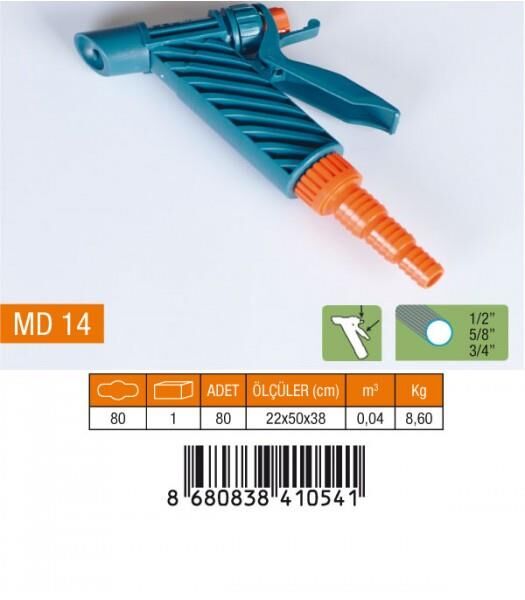 Medalyan Md-14 Tabanca Suzek 1/2 *80