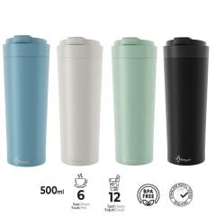 Penguen Png-1166 500ml Düz Çelik Mug Termos*24