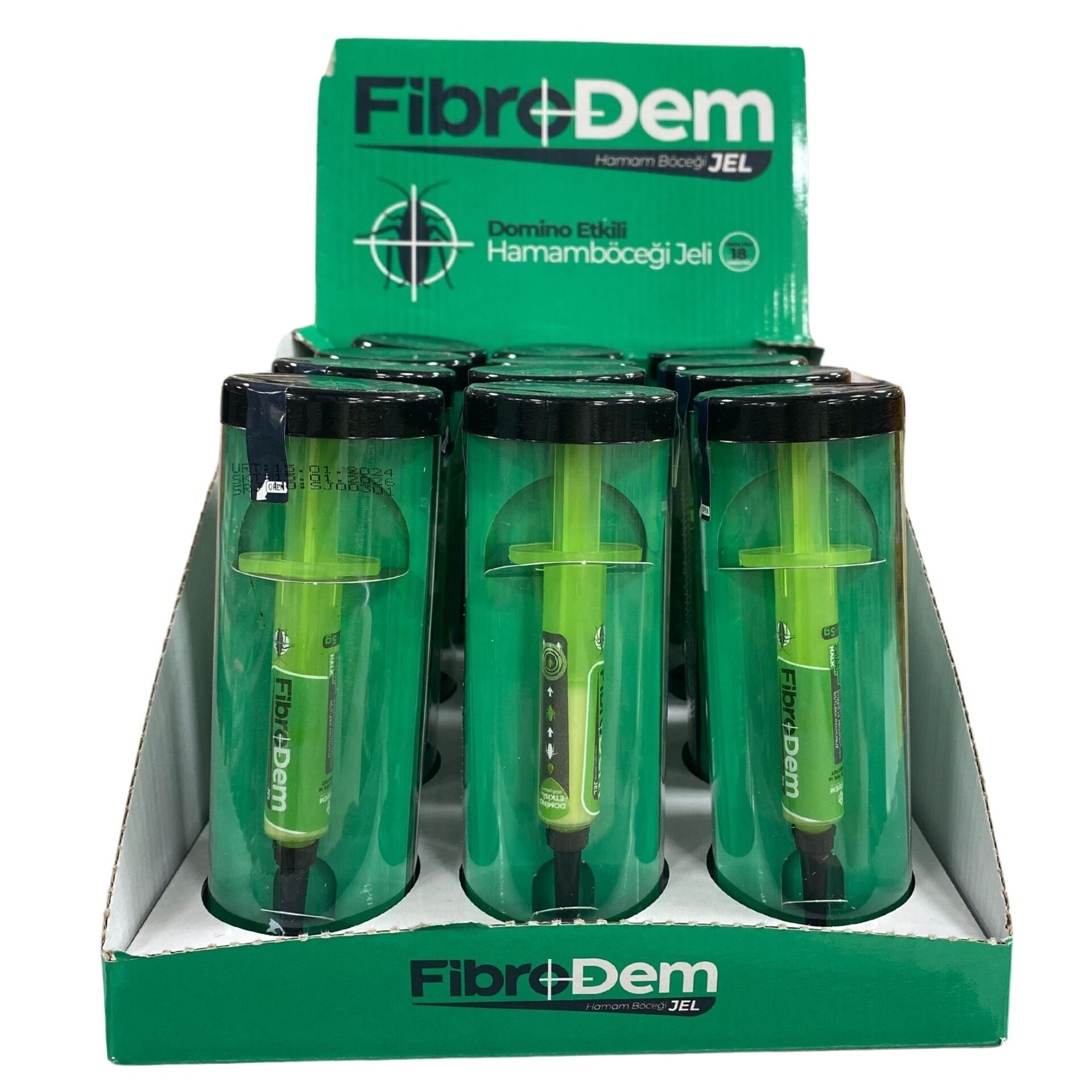 Fibro-Dem Gel 5gr. Hamamböceği Jeli*12x6
