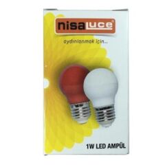 Nisa Luce 1W Gece Lambası Ampul & Yeşil*10x10