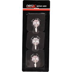 Nerox Nrx-0785 Mini Şeffaf Sticker 3lü Askı*36x4pk