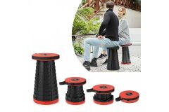 Teleskopik Tabure Kırmızı*12