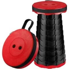 Teleskopik Tabure Kırmızı*12