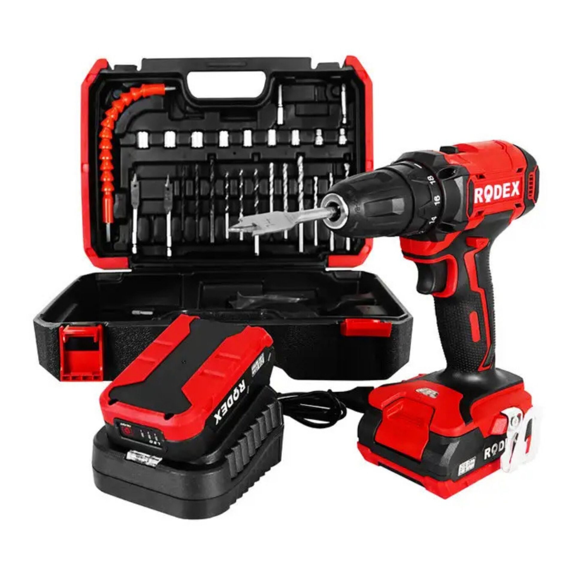 Rodex RDX3375A Akülü Matkap 16.8W 10mm 2X2.0AH*5