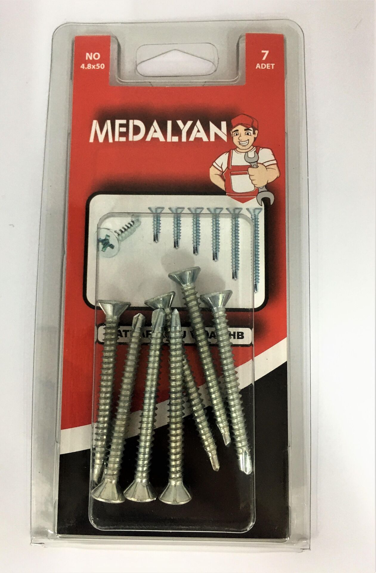 DL-13 Medalyan 4.8 x 50 Matkap Ucu Vida*24x5