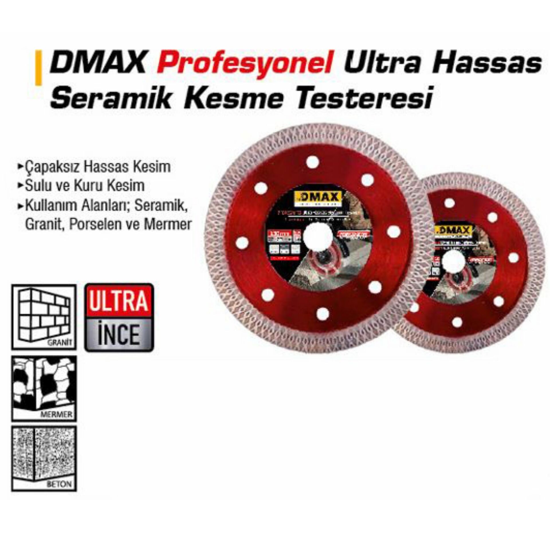 Dmax-4402 115 lik Hassas Seramik Kesme Diski*12