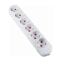 Veetrin 6lı Topraklı Klemenslı Priz*40