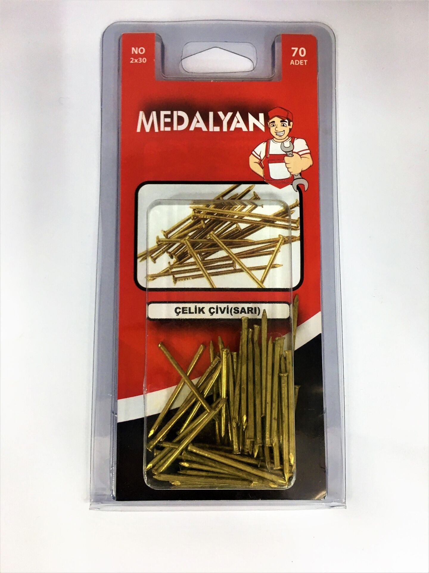DL-16 Medalyan 2 x 30 C.Çivi Sarı*24x5