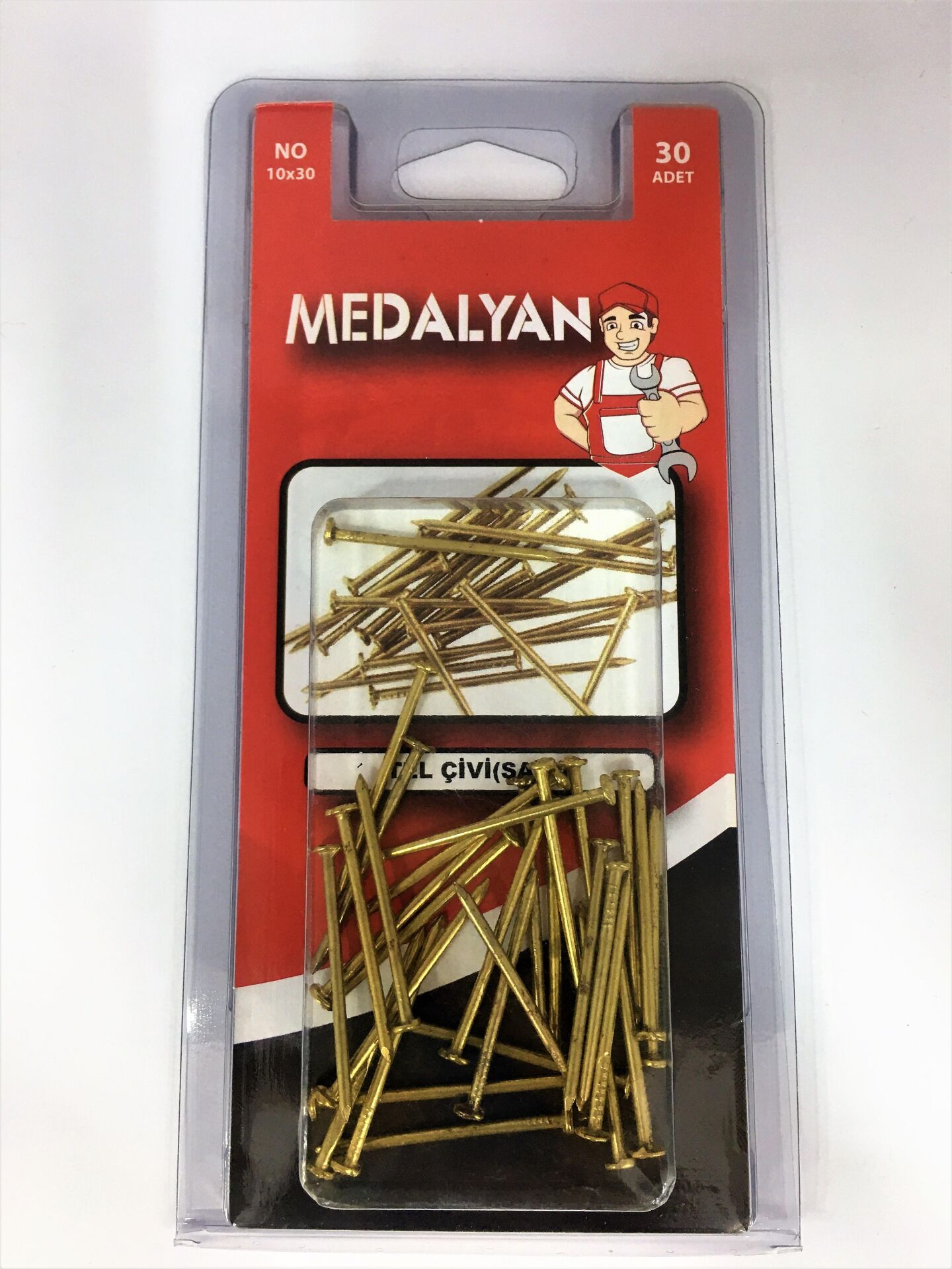 DL-17 Medalyan 3 x 30 Çelik Çivi*24x5