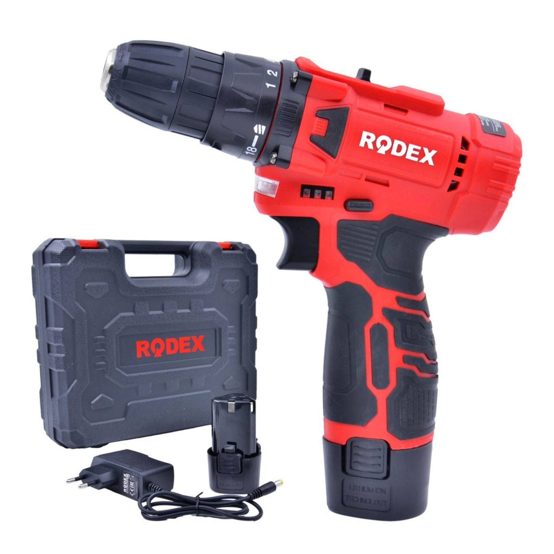 Rodex RDX3322 Akülü Matkap 1.5Ah 28NM 12V2XLion*10