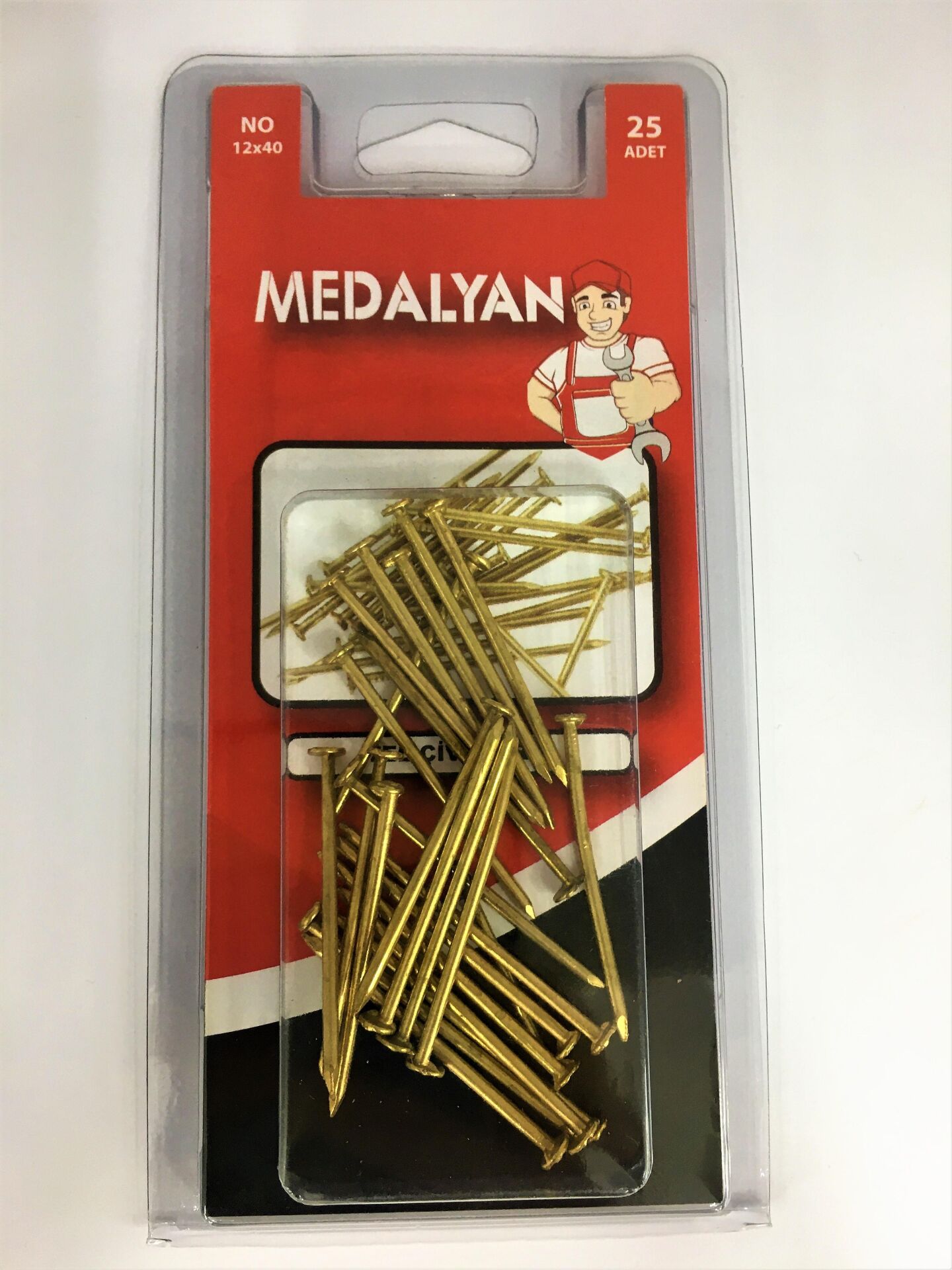 DL-18 Medalyan 3 x 40 C.Çivi Sarı*24x5