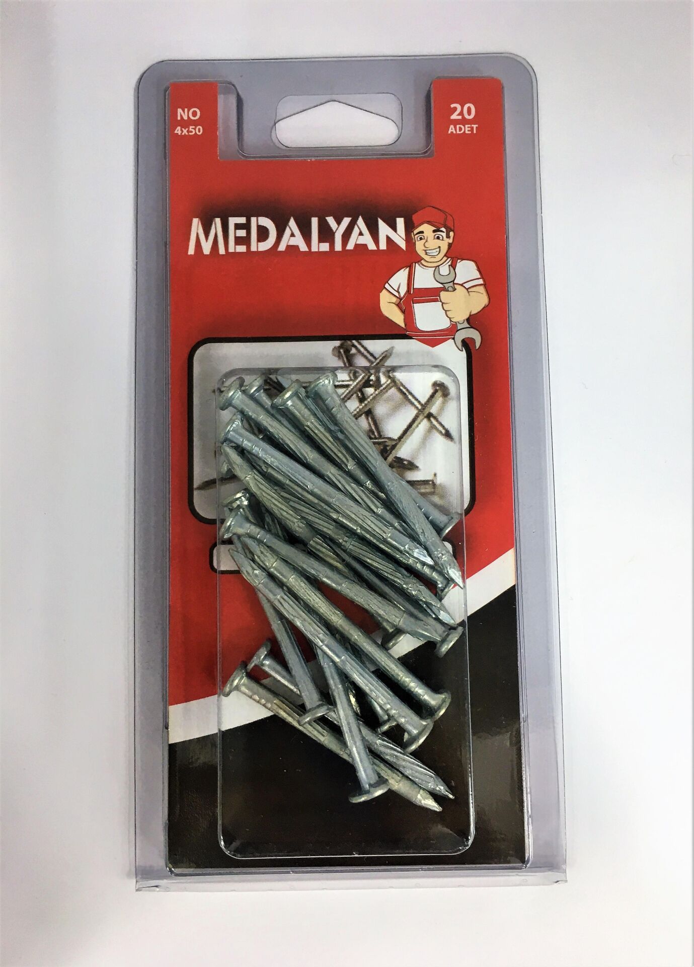 DL-20 Medalyan 4 x 50 Çelik Çivi*24x5