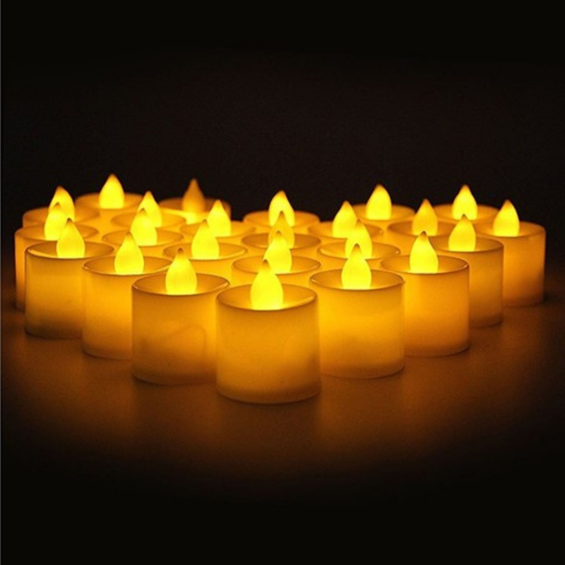 M-858A Led Mum & Ledli Pilli Tealight Mum*24
