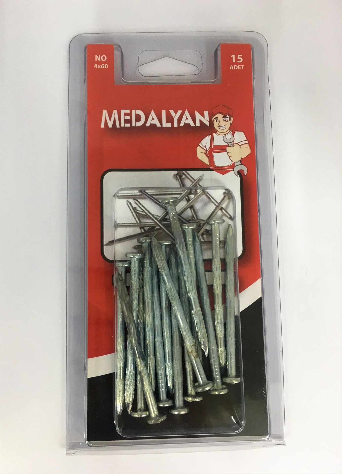 DL-23 Medalyan 4 x 60 Çelik Çivi*24x5