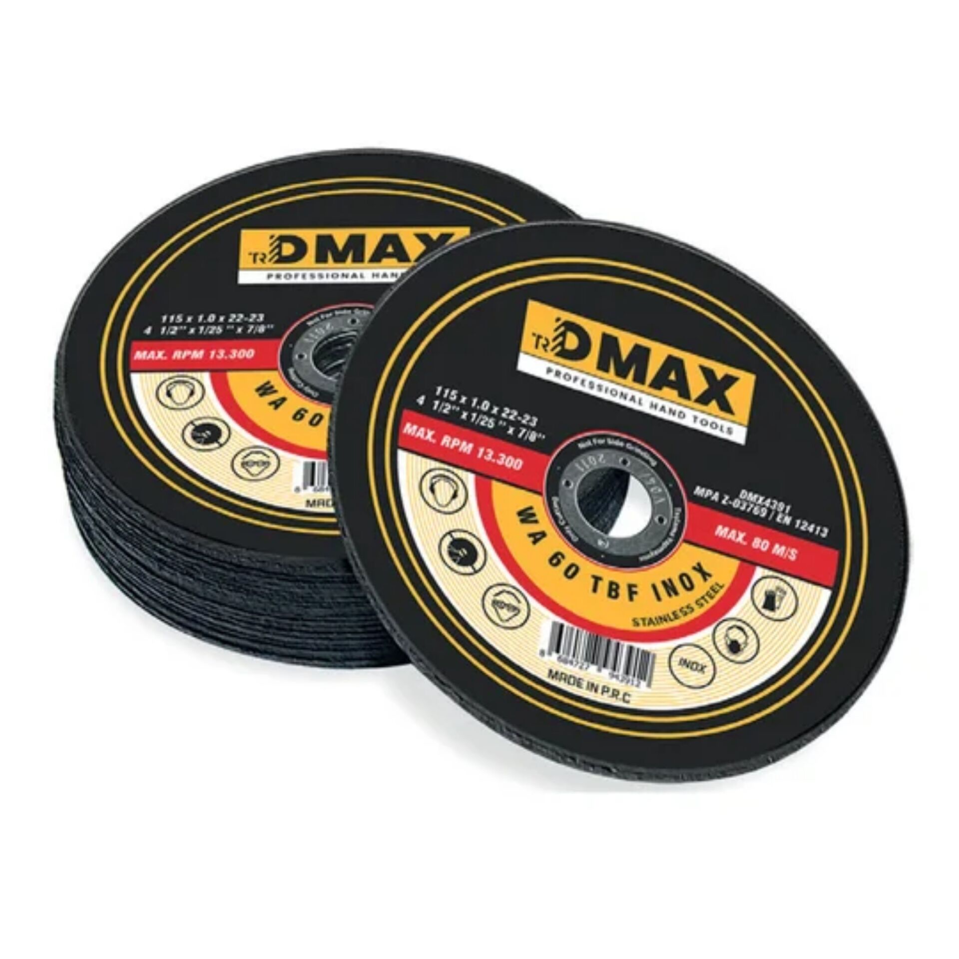 DMX-4391 İnox Kesici Taş 115x1.0 x 22,2mm