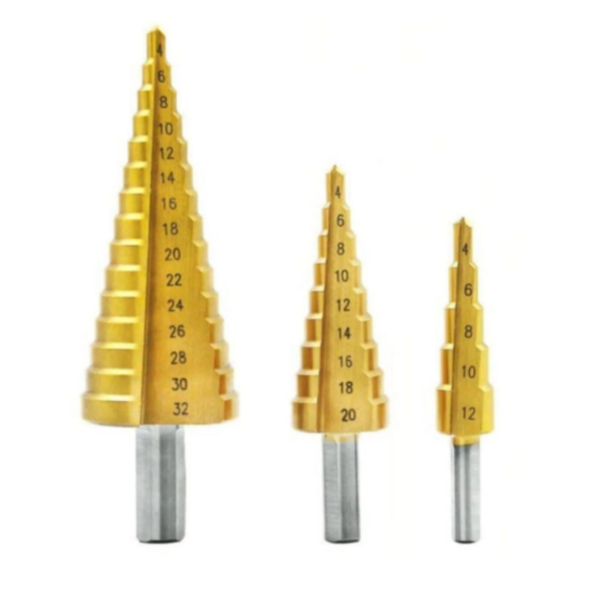 ÖZS-2291 Kademeli Matkap Uç 3Lü Set*100