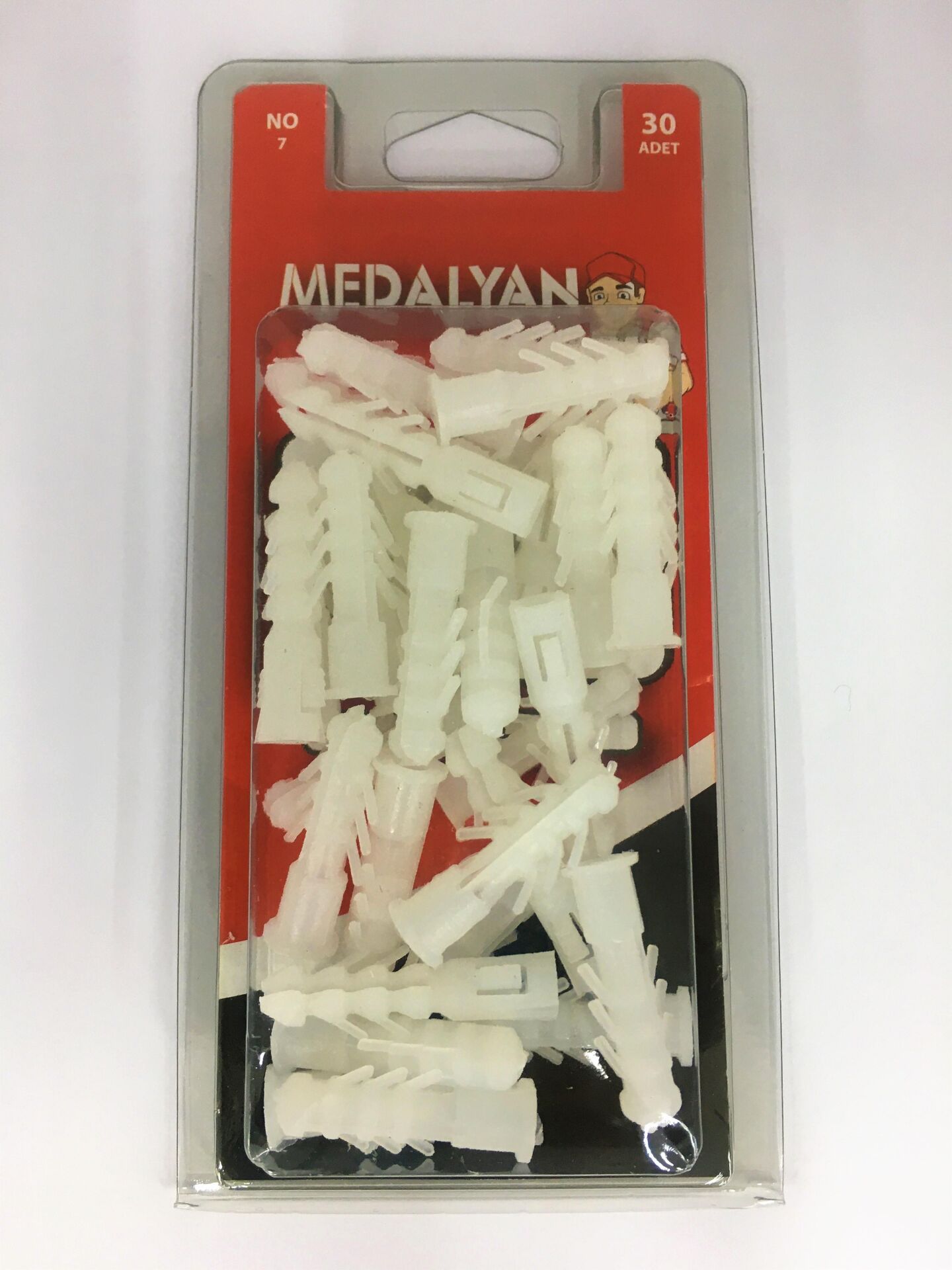 DL-37 Medalyan No:7 Plastik Dübel *18x5