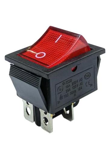 Geniş Işıklı Tekli Switch Anahtar Düğme*100