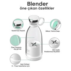 Bigpro B-008 Mini Şarjlı Blender Smoothie 380ml*60