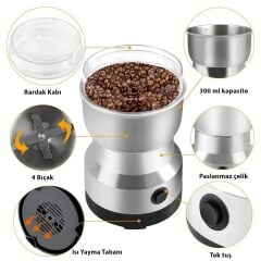 Bigpro B-007 630W Elektrikli Kahve Öğütücü*36