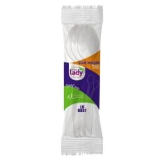 Miss Lady Lüx Plastik Kaşık 10lu*50