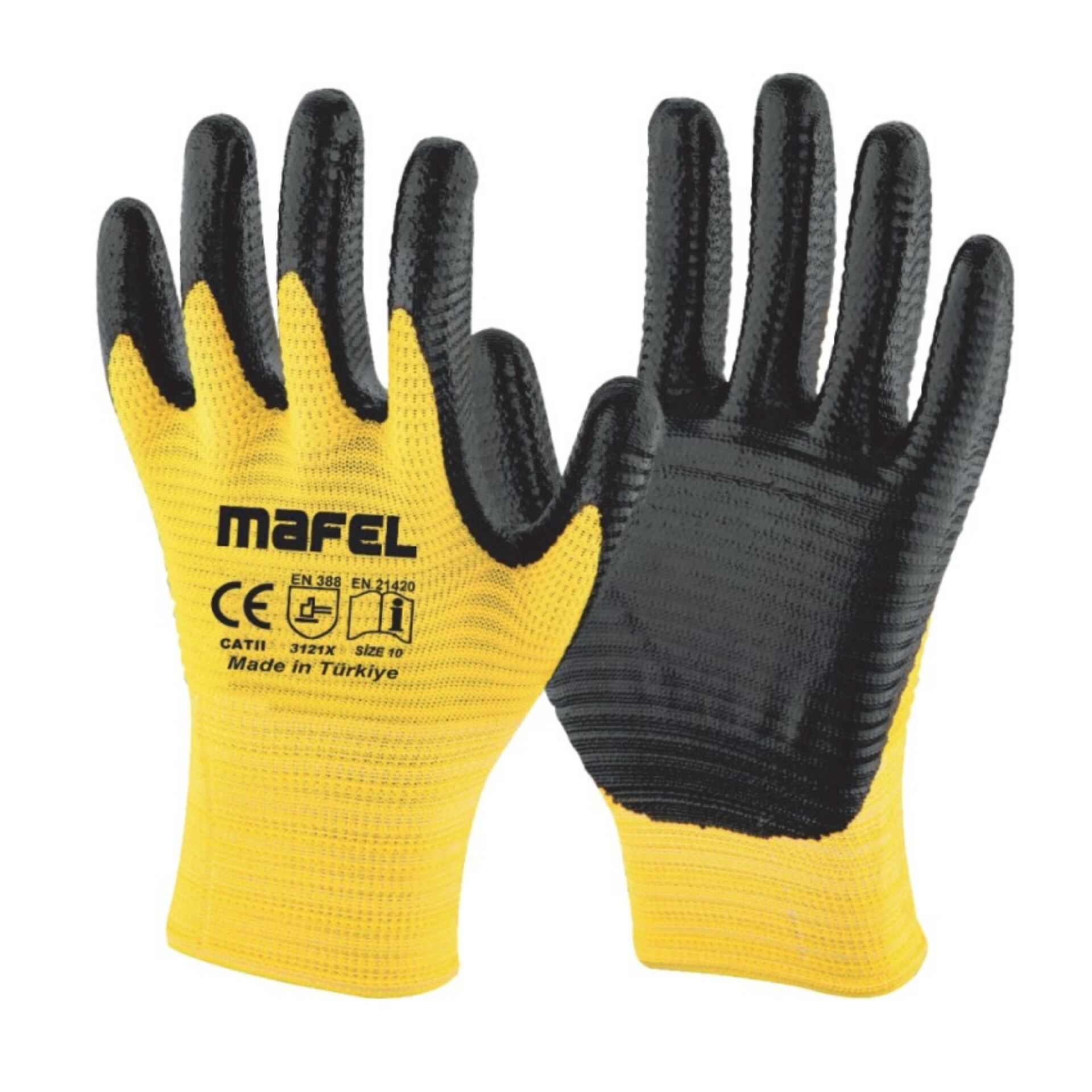 Mafel Mf-130 Zebra Sarı İşçi Eldiveni*12x24pk.
