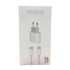 35W Type-C to Type-C Cable Şarj Adaptör Seti*100