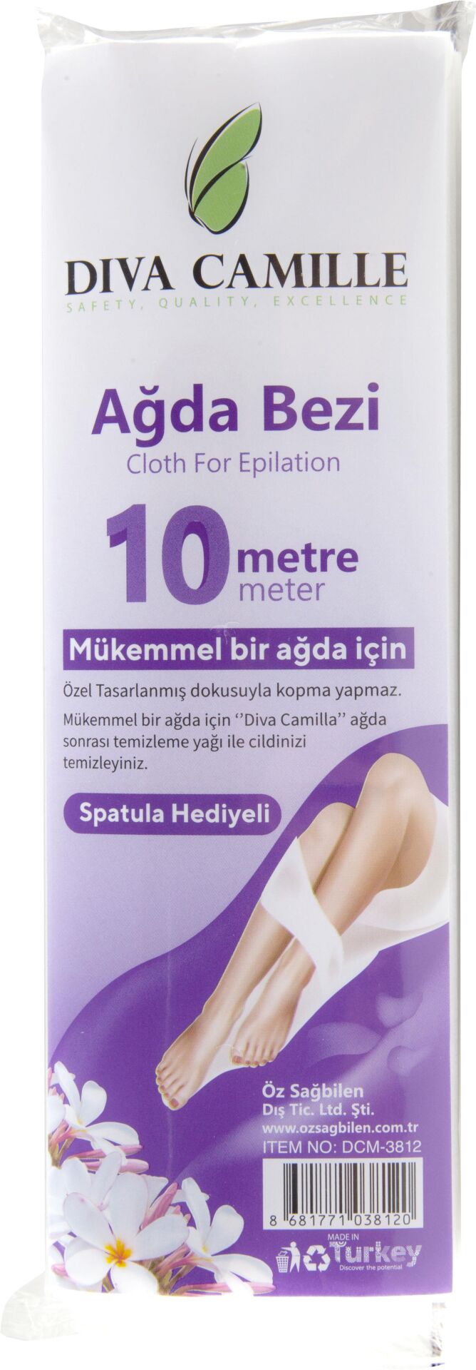 Dcm-3812 Diva Camille 10mt Dilimli Ağda Bezi*24