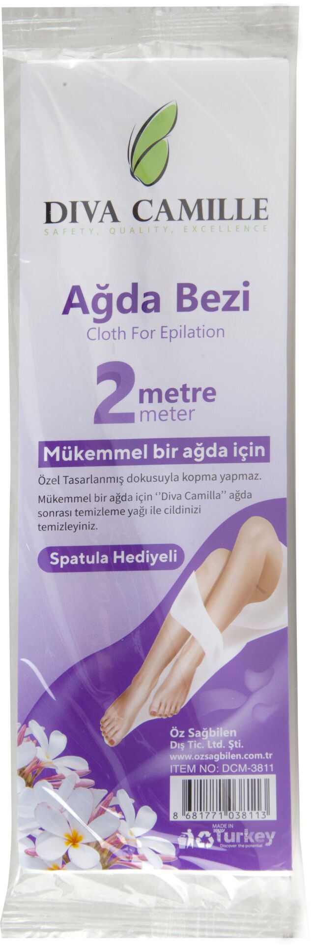 Dcm-3811 Diva Camille 2mt Dilimli Ağda Bezi*48